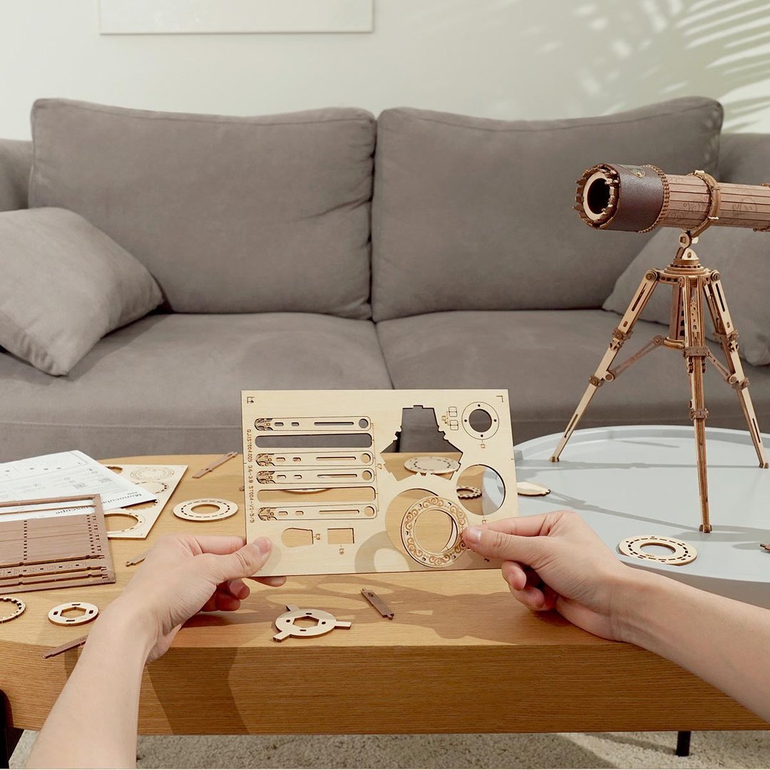Robotime Monocular Telescope 3D Wooden Puzzle