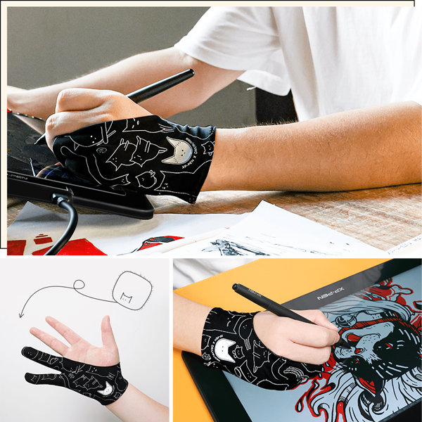 Universal Artist DailyPurr Edition Lycra Glove For Graphics Drawing Tablets